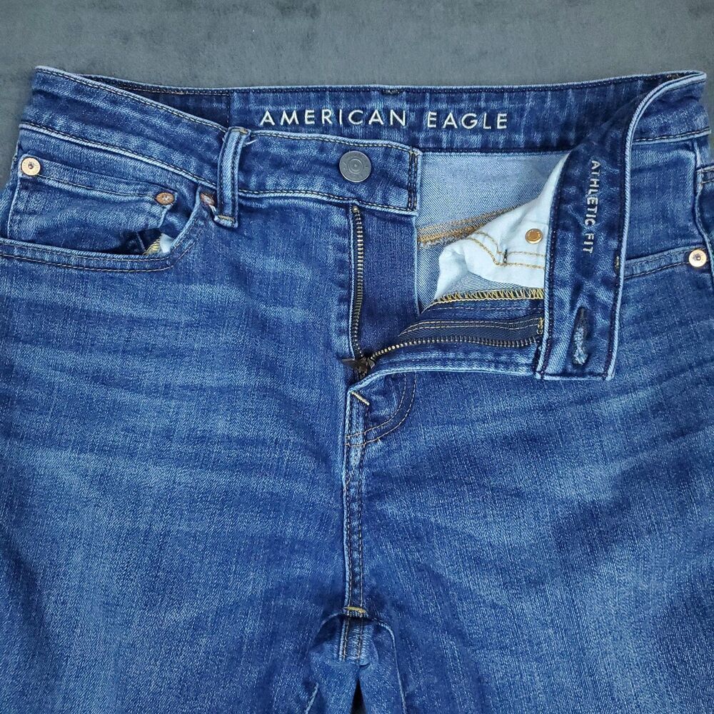 American Eagle Jeans Womens 31x27 AirFlex Temp Tech Athletic Fit Stretch Denim - Picture 4 of 14